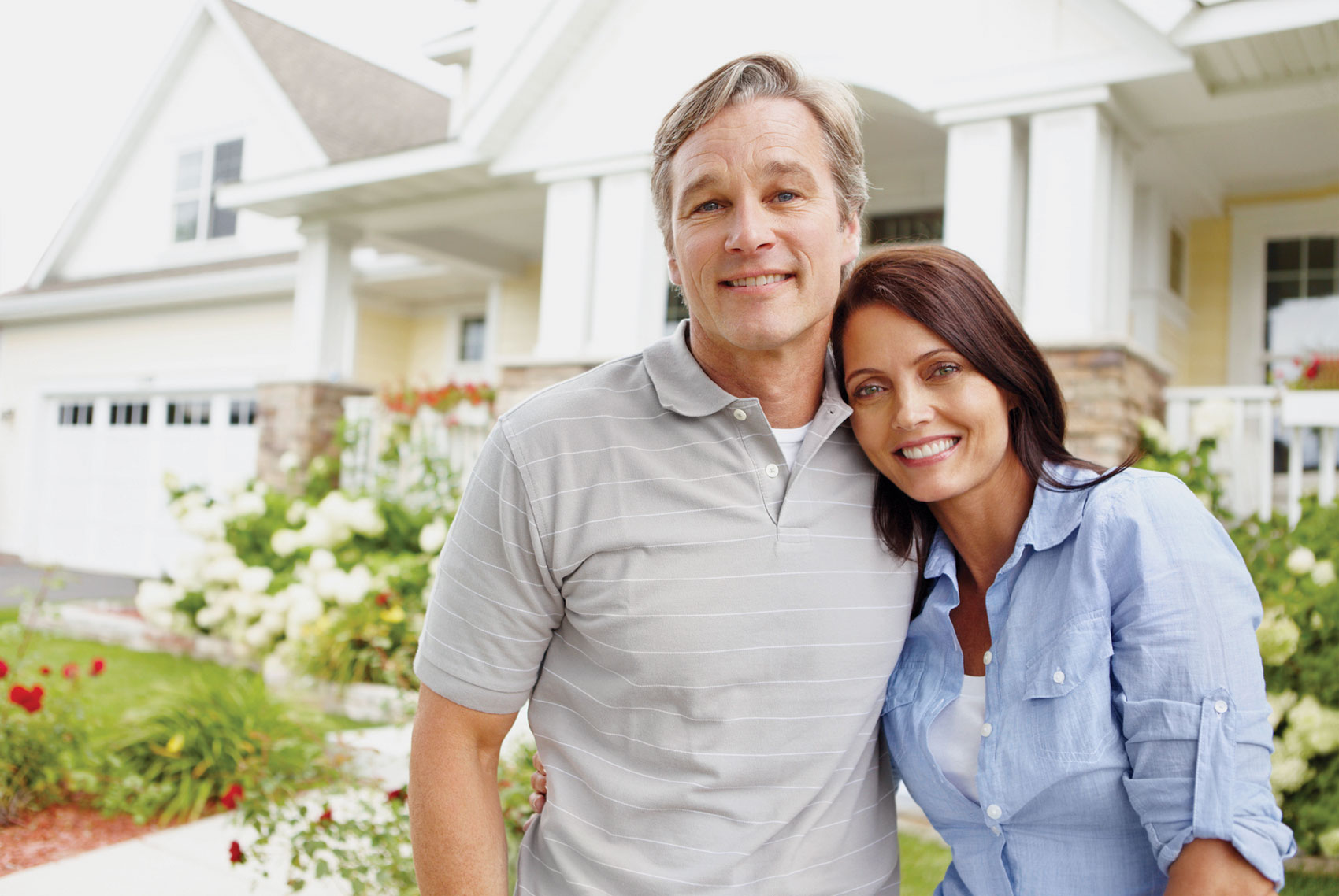 Couple at home