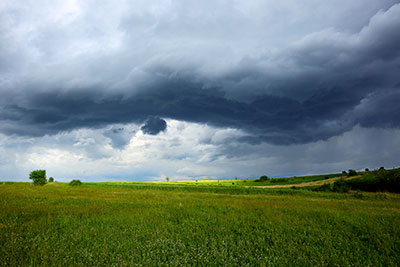 Looming storm