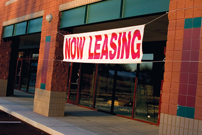 Now Leasing sign